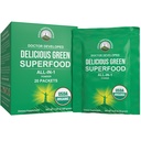 Peak Performance Organic Hijau Superfood Powder Single Serve Travel Paketnya. Best Tasting Organic Green Juice Super Food with 25 + All Natural Ingreations for Max Energy. (20 Pack)