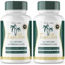 Tropislim, Tropislim All Natural Caribbean Flush, Weight Looss Suplement, Tropislim Slimming Capsules for Women, Healthy Lifestyle + Leaner Physique, Tropical Review (120 Capsules)