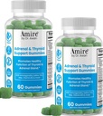Amire by Dr. Awan Thyroid Dukung Gummies, Promotes Healthy Fungsi Thyroid, Kelp, Selenium & Ashwagandha untuk Meningkatkan Energi, Kebal, Metabolisme, 120ct, 60day Suppply