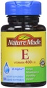Alam Dibuat dl- Alpha Vitamin E 400 IU Softgels 100 ea (Paket 4)