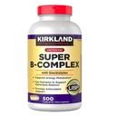 Kirkland Signature Super B-Complex dengan Electrolites, 500 Tablet (4 Pack)