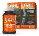 X Ray Dol Triple Action Completion Supplemen Dukungan Bersama Glucosamin 1500mg, Chondroitin 800mg, MSM 750mg dan 5X Vitamin D untuk Joints Heally, Bones & Cartilage - 60 Count per Bottle - 2 Pack