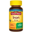 Nature Made Iron 65 mg (325 mg Ferrous Sulfate) Tablet, Dietary Cell Support Red Blood, 180 Tablet, 180 Day Supply