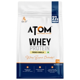 Asitis Nutrition AS- IT- adalah Atom Whey Protein 1kg / 35.2 Oz dengan Enzymes Digetical 124; Amerika Serikat Labdoor diakui untuk Accuracy & Kemurnian 124; French Vanilla Flavor 124; 27g Protein 124g