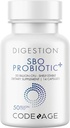 Codeage SBO Probiletic 50 Billion CFUs, Multi Strain Soil berbasis Organisme, Travel Perlindungan Stable Probiotic Suplement, Organic Ferdied Botanical Blend & Prebiotic, 7- Day Formula, 14 Kapsul