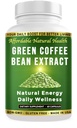 Extract Heaven 's Gate Green Coffee Bean Extract, 100% Pure Green Coffee Bean Capsules, 50% Klorogenic Acid, 10.000 mg, 60 Capsules, 2 Pasokan Bulan, Non-GMO dan Gluten Free, Tradisional Herbal Suplemen