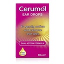 Dual Action Ear Drops, 10ml, Formasi Lembut, Membantu melepaskan gejala Ear Wax, lembut Earwax, Dropper disertakan