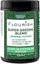 Mengalami Super Hijau. Sayuran Powder untuk Energi, dengan Chlorella Organik Spirulina, Beet Root Powder, Enzymes & Progories, Asli, 30 Hamba