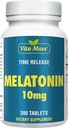 Melonatin 10 mg - TR Time Rilis - 300 Tablet - Maksimum Kekuatan