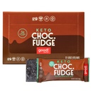 Bagus! Snacks Chocolate Fudge Protein Bar, Vegan, Soy & Gluten Free, Pengganti Gula Rendah, Protein Tinggi 11g, Snack Natural Heally, Untuk Atlet & Aktif Lifestyle, 3g Net Carbs, 12 Bars