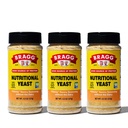 "Bragg Nutration Yeast Seasoning" - "Vegan, Gluten Free Cheese Flakes" - "Good Source of Protein & Vitamin" - "Nutorious Savory Parmesan Cheese Substitute" -