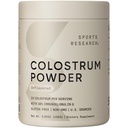 Riset Olahraga ® Bovine Colostrum Powder - Mudah untuk Mix, Ingredien Superfood - Dukungan Imunitas & Gut Health w / IGG Antibody - AS Diberi