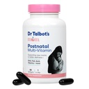 Ibu Dr. Talbot, Postnatal Multi- Vitamin - DHA, Acid Folic, Vitamin, dan Lainnya - Mendukung Ibu-Baru untuk Wellness Lebih Baik - 60 Softgels
