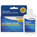 Healthwise Maximum Power Lidocaine Cream 124; Numbs Away Pain 124; Long- Lasting Relief 14; Non-Greasy 124; 1.75 Oz