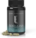 Sengeted Living Spirulina Capsules - 90 x 500 mg, High-Potency Plant - berbasis Superfood, Suplemen, N- GMO Vegetable Vegan Friendly Capsules