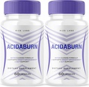 (2 Paket) Acidaburn Capsules, Acidaburn Advanced Pill for Healthy Woight Loss, Acidaburn Active Lifestyle for a Better Life, Acidaburn Maximum Formula, Acidabum Review (120 Capsules)
