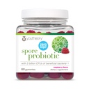 Youtheory Spore Probiotic - Vegan Gut & Digetical Support * - contains Bacillus Coagulans - Dairy, Soy, & Gluten Free - 60 Gummies