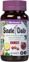 BlueBonnet Super Earth Single Daily Multient Nutrient Formula Iron Caplets, 90 Count Green
