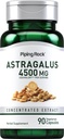 PipRock Astragallus Root Extract Capsules 124; 4500mg 124; 90 Count 124; Vegetarian, Non-GMO, Gluten Free Suplemen