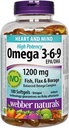 Webber Omega 3-6-9 High Potency 1200 mg