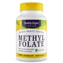 Origins Sehat Metil Foil 800 mcg (Quatrefolic, Non- GMO, Bioavailable Folate, Gluten Free, Neurotransmitter Dukungan), 120 Vevgie Caps
