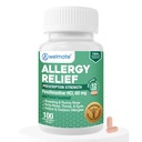 Relief WelMATE - Allergy - Fexenadine HCl 60 mg - 12 Hour Non-Drowsy Antihistamin - Sneezing - Runny Nose - Mata gatal, Nose & Throat