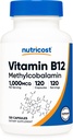 Nutricost Vitamin B12 (Methylcobalamin) 10000mcg, 120 Capsules - Vegetarian, Non- GMO & Gluten Free B12 Supplemen