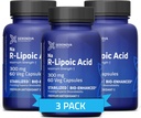 Geronova Research Bio- Enhanced R-Lipoic Acid, 300 mg Capsules - 6 Bulan Supply - Stabilisasi R Alpha Lipoic Acid dengan Enhanced Absorpsi - R Lipoic Acids Supplemen - 180 Count