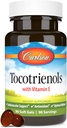 Carlson - Tocotrienol, 40 mg, dengan Averal-Softgels E, Gamma, Alpha, Delta, Beta, Sumpably Softgel, 90 Softgel