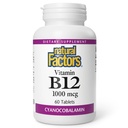 Faktor Alam, Vitamin B12 Cyanocobalamin 1000 mcg, Support Energy and Red Blood Cell Production, 60 tablet (60 porsi)