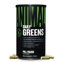 Animal Daily Greens Pill Packs - Kale, Wheat Grass, Alfalfa & More - Convenient Prebiotic and Probiotic Superfood Blend for Superior Ditrable, Gut Health, and Imunity For Men & Women - 30 Day Suppply