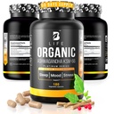 Aswagandha Organik Ashwagandha KSM-66 1000 mg Suplemen 124; Adaptogen untuk Dukungan Cortisol & Stress Relief; Mood, Relax & Sleep Aid for Men & Women & Women 124; Ashwagandha ritual vitamin untuk wanita; 124; 180 Vegan Caps