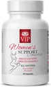 Suplemen Bantuan Menopause Relief - Perempuan Dukung Kompleks Natural - Black Cohosh Kapsul, Suplemen Menopause bagi Perempuan, Regulator Menstrual, Root Licorice, Blessed Thistle, 1 Bottle (60 Capsules)