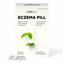 Loma Lux Eczema Pills - Relief Treatment Natural Ecsim Remedy - Dermatologist Dikembangkan - 7 Mineware Clear & Prevent Past Eczema Scaling, Rash, Anti Itch Body Face untuk Dewasa, Anak-anak, Toddlers