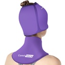ComfiTECH Cold Cap and Neck Ice Pack Bungkus Gel Combo, Paket Care for Head and Cervical, Purple