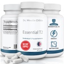 Dr. Westin Childs T2 - T2 Thyroid Supplemen Dukungan dengan Bio- Identitas 3,5 Diiodo- l- thyronine untuk Hypotyroidism, Hashimoto, Thyroidectomy & Rai, Non GMO, 60 Hari Suppply