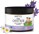 Mays Baby Chest Rub, Soothe Relief Vapor Gosok untuk Bayi 3 Bulan Lama +, Bersih & Comforting Eucalyptus, Lavender, & Chamile for Sleep, Non-GMO, Petroleum Free, Menthol Free, 4.5 oz Tub