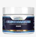VTAAMISAN Premium Organic Glucosamine & Chondroitin Cream dengan MSM, Arnica, & Collagen