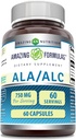 Amazing Nutrition Ala / ALC 750 Mg 60 Count