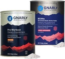 Nuklir Gnarly Pretraining Mangga (14.82oz) BCAAs Berry Lemonade (10.58oz)