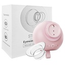 Nano Eye Mist Sprayer & Eye Wash Kit, Portable Eye Mister for Eyelid to Relief Dry Eyes, Rechargeable Eye Steamer for Eye Drops for Dryness, Stye, Skin SPA at Home, Office, Travel (Pink)