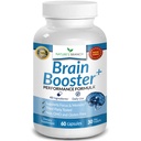 Tambahan 40-in- 1 Brain Booster untuk Fokus, Memori, Kejelasan, Energi 124; Vitamin Lanjutan ditambah eBook 124; untuk Pria & Women, Kognitive Fungsi Nootropic Dukungan dengan DMAE, Mind Kesehatan Formula 124la; 60 Capsules
