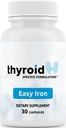 Easy Iron: Doctor- Formulated High Potency Iron Supplement for Enhanced Energy & Wellness, Gentle on Stomach, Ideal for Thyroid & Anemia Support, Non-Constipating, Daily Boost