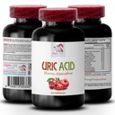 Natural Ways to Lower uric Acid - URIC Acid - Suplemen untuk Acid uric, Support untuk Lower uric Acid, Tart Cherry Extract Capsules, Tart Cherry Pills, Green Coffee Bean Extract 1Bot 60Caps