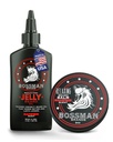 Bossman Beard Oil Jelly and Relaxing Beard Bald Combo - Hammer Scent
