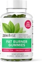 Zenwise Health Fat Burner Gummies - Appetite Supresan untuk Weight Loss dengan Green Tea Extract dan Garcinia untuk Metabolisme + Green Coffee Bean dan Raspberry Ketone - 60 Count Apple Gummies