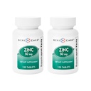 Zinc Sulfate Tablet 50mg by Geri- Care 124; Dietary Supplemen 124; 100 Count Bottle, 2-Pack