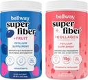 Bellway Super Fiber Powder + Fruit, Campuran Berry Super Fiber Powder + Collagen, Strawberry Lemonade