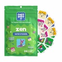 NATAT Zen Patch Mood Calming Stickers for Kids and Adults - Chemical and Drug Free, Mood Support for Relation, Calm and Emotion Regulation - BuzzPatch Natural Patch (24 Pack)