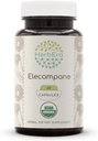 HerbEra Empamplane 60 USDA Kapsul Organik, 500 mg, Dibuat dengan EleCampane (Inula Helenium) Root Kering (60 Kapsul)